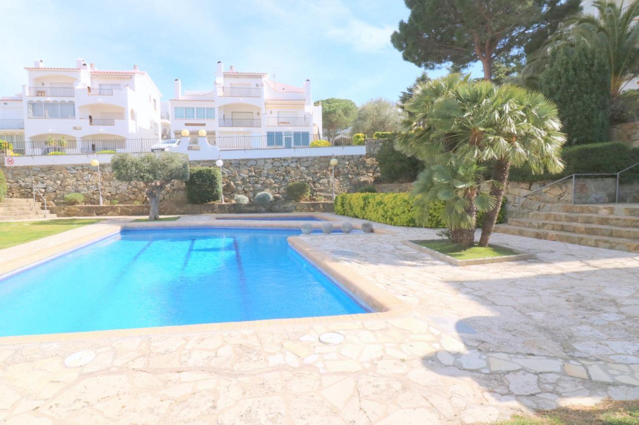 Apartamento Jardins III B 2 - Piso con vista al mar y piscina Rosas Exterior foto